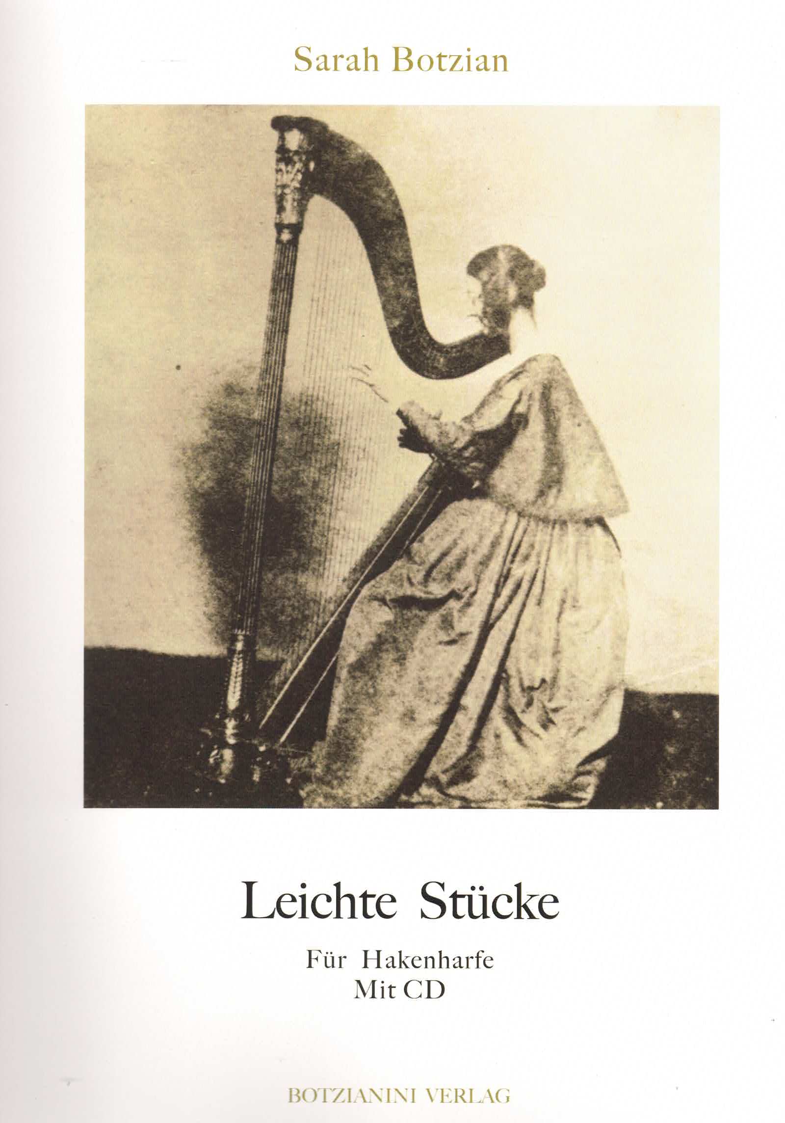 Leichte Stücke für Hakenharfe - Sarah Botzian deckblatt